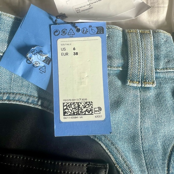 SOLD Mugler H&M Spiral Skinny Jeans Women - Picture 2 of 4